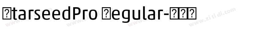 StarseedPro Regular字体转换